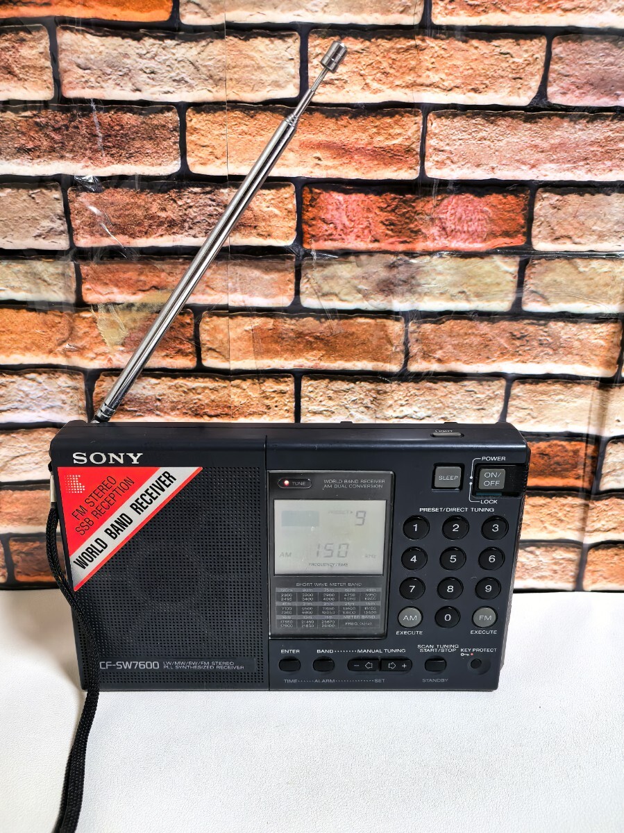 SONY ICF-SW7600 ポータブルラジオ FM/SW/MW/LW レシーバー 短波ラジオ