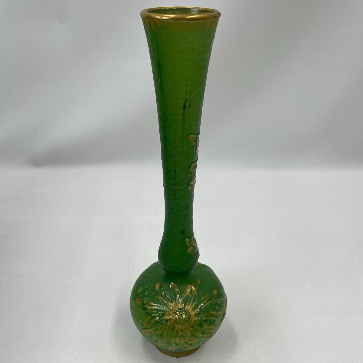 ドームナンシー 花文ミニチュアール ジブレ仕上げ 金彩 Daum nancy