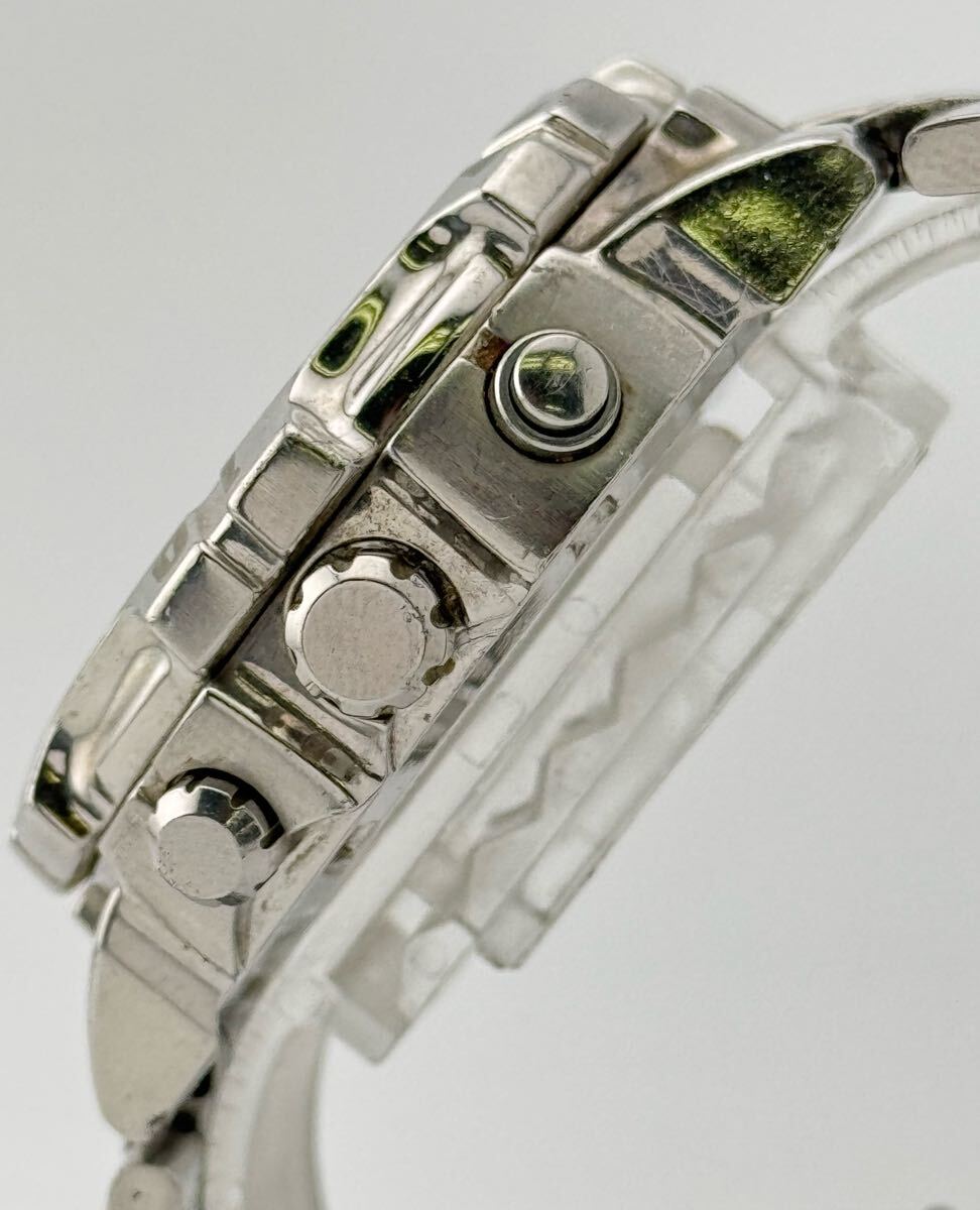 【セイコー　１円～】　「SEIKO」 　7T32-6K40 クロノグラフ　ブルー　腕時計　メンズ　クォーツ　E14192