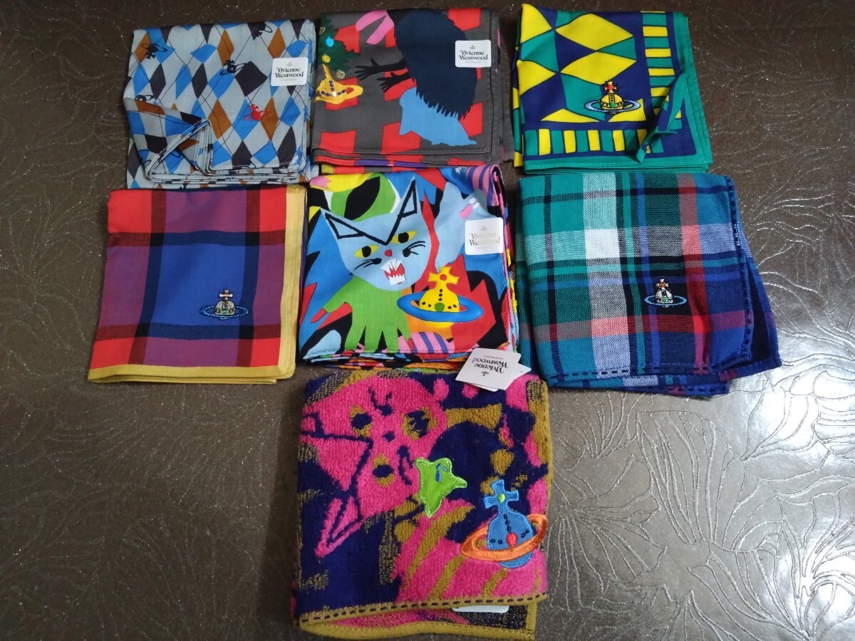 ヴィヴィアンウェストウッド　ハンカチまとめ売り VIVIENNE WESTWOOD ハンカチ ハンドタオルまとめ ヴィヴィアン