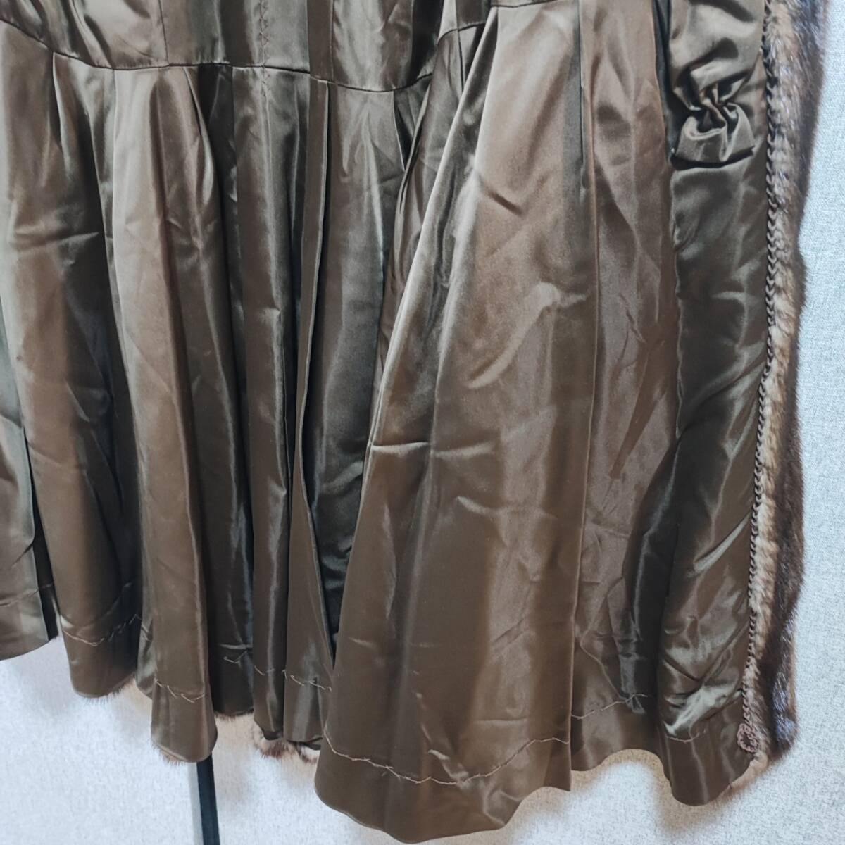 1円~【USED】サガミンク SAGA MINK ROYAL 毛皮 ファー コート ロング丈 