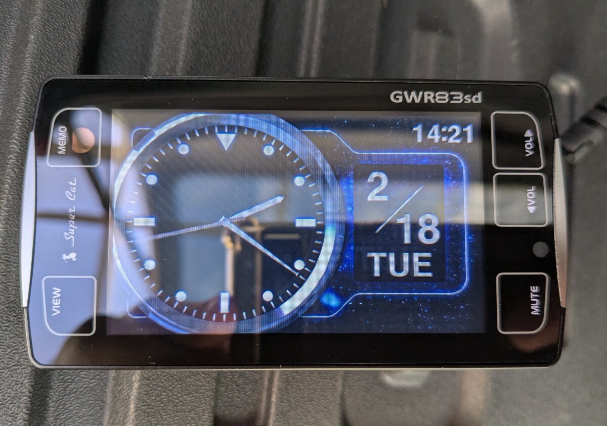 ユピテル yupiteru GWR83sd スーパーキャット レーダー　レーダー探知機 GPSレーダー OBD2 取締りオービス ネズミ捕り 交通安全 取説 ユピテル GWR83sd レーダー探知機 super cat タッチパネル