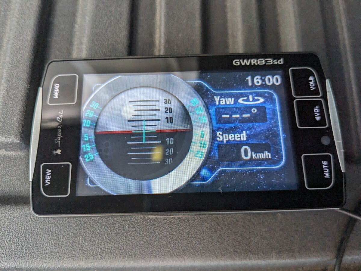 ユピテル yupiteru GWR83sd スーパーキャット レーダー　レーダー探知機 GPSレーダー OBD2 取締りオービス ネズミ捕り 交通安全 取説 ユピテル GWR83sd レーダー探知機 super cat タッチパネル
