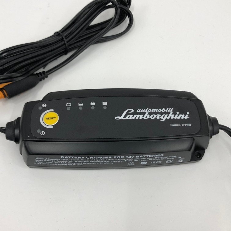 ランボルギーニ バッテリーチャージャー 充電器 説明書 箱付き 通電 