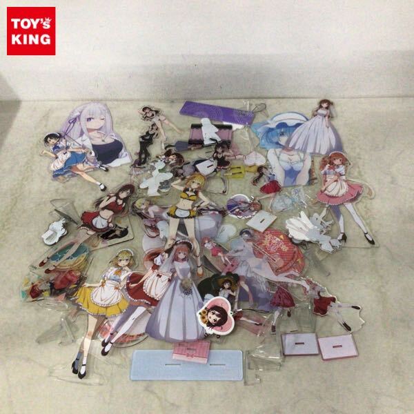1円〜 訳あり アクリルスタンド 彼女お借りします 更科瑠夏、Re:ゼロ
