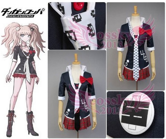 ダンガンロンパ 江ノ島盾子 コスプレ 衣装 ネクタイ 2本セット