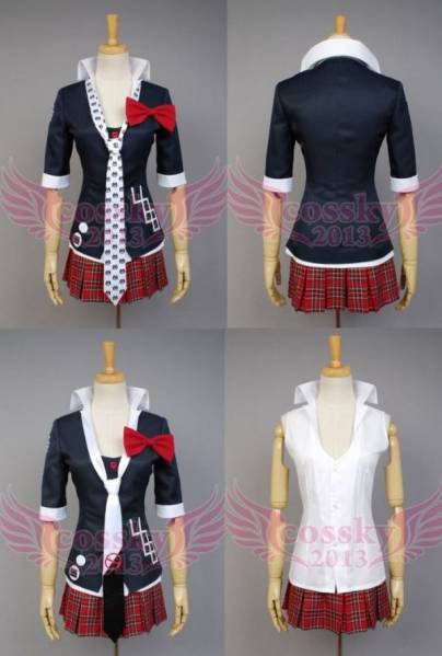 ダンガンロンパ 江ノ島盾子 コスプレ 衣装 ネクタイ 2本セット