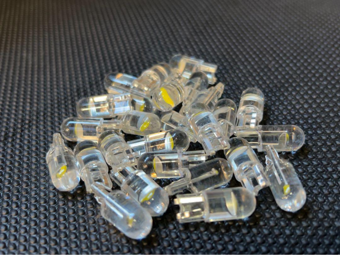 T10 24V ポジションランプ クリスタルウェッジ球ナンバー灯ホワイト20個_1