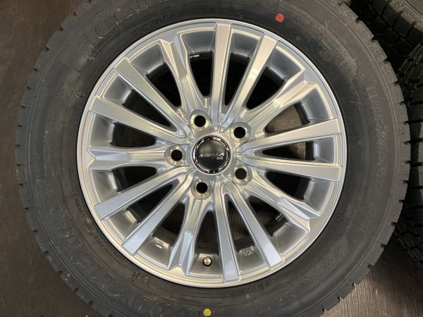 ◆1000円～!! 冬用 4本SET トヨタ専用 15インチ◆未使用国産スタッドレス付き!! 195/65R15 21年製造◆80系ノア/ヴォクシー/エスクァイア他_4