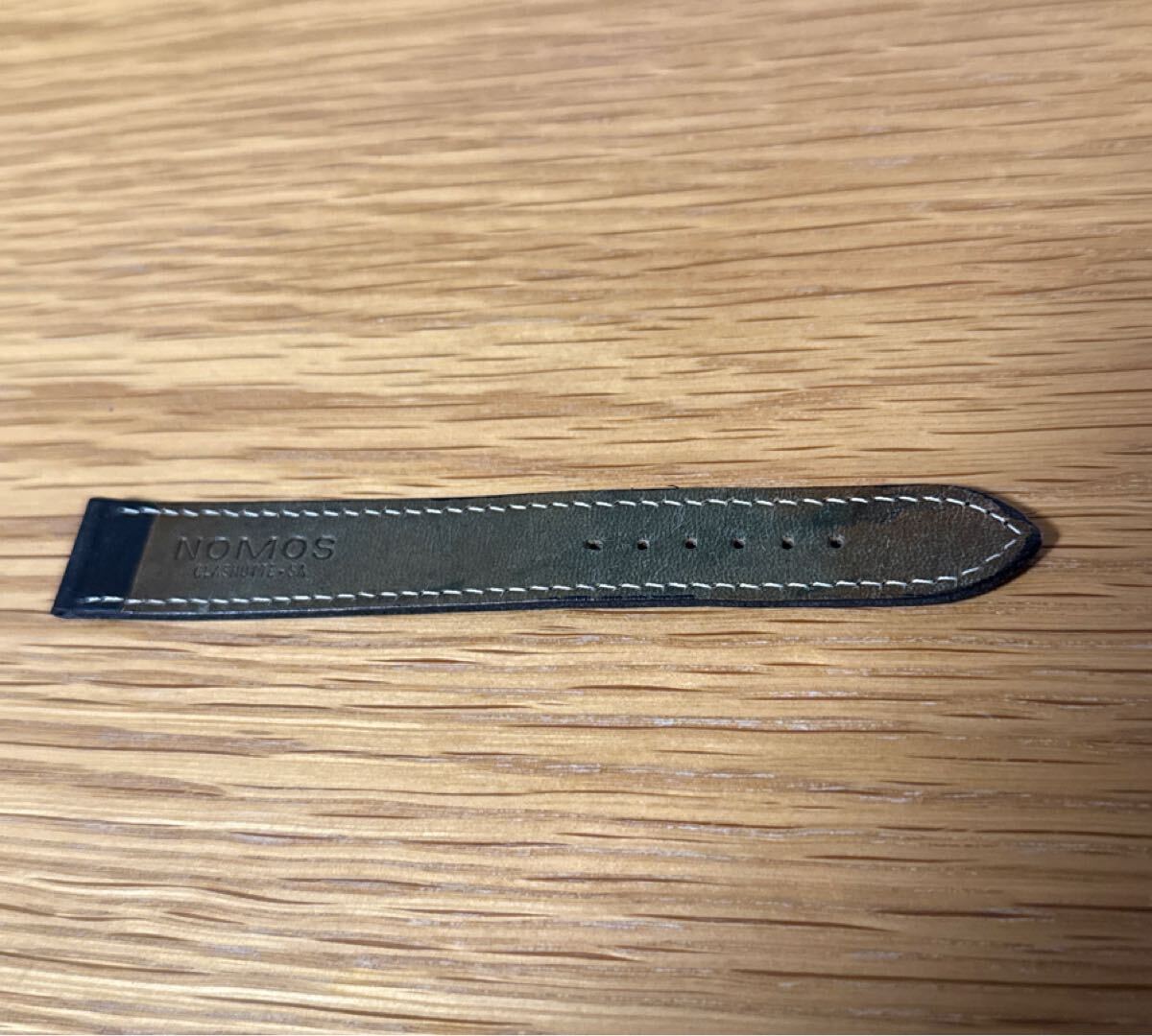 NOMOS 純正 革ベルト シェルコードバン Shell Cordovan ノモス_3