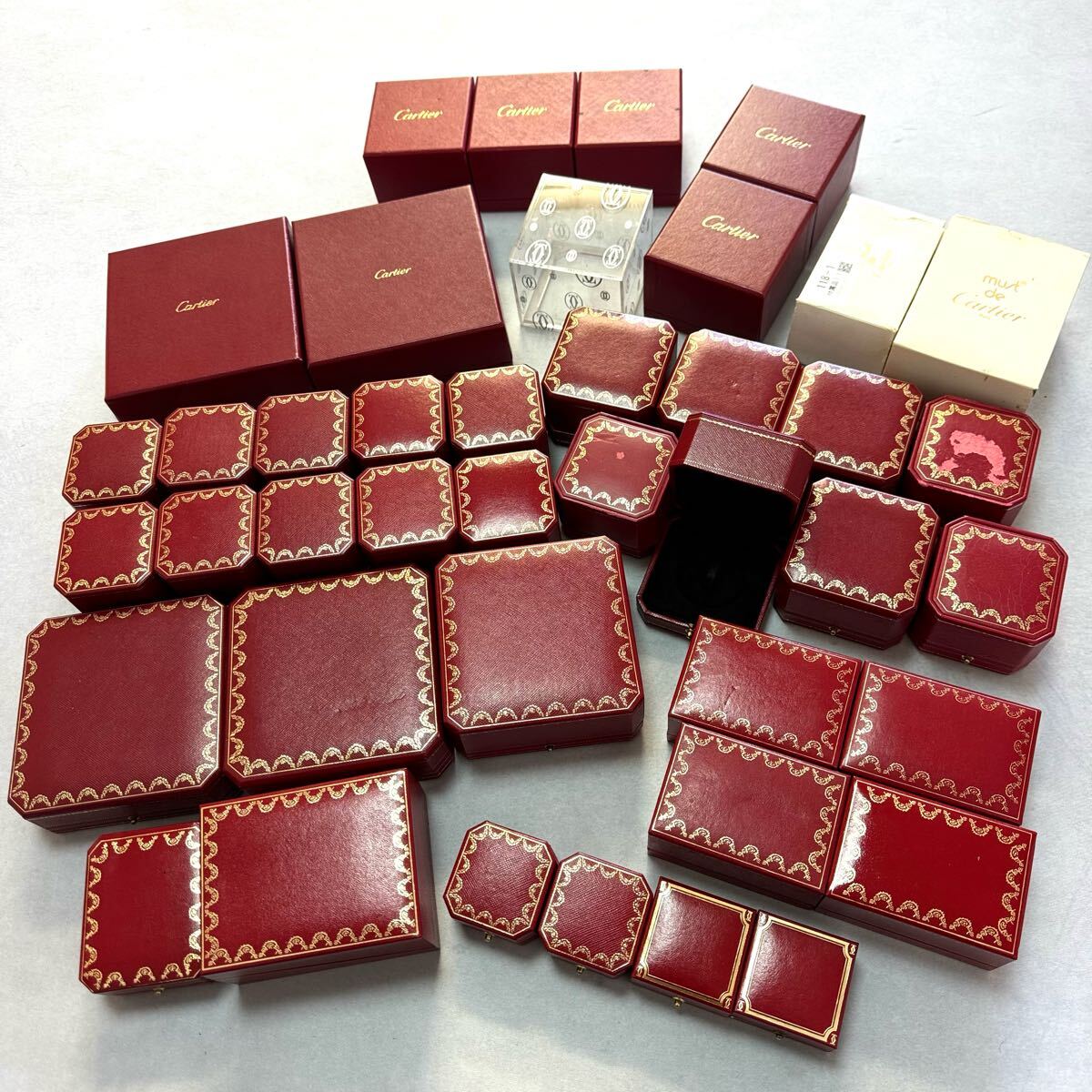 カルティエ　空箱　まとめ 1円~☆ 豪華!!41点まとめ売り Cartier カルティエ リングケース 指輪