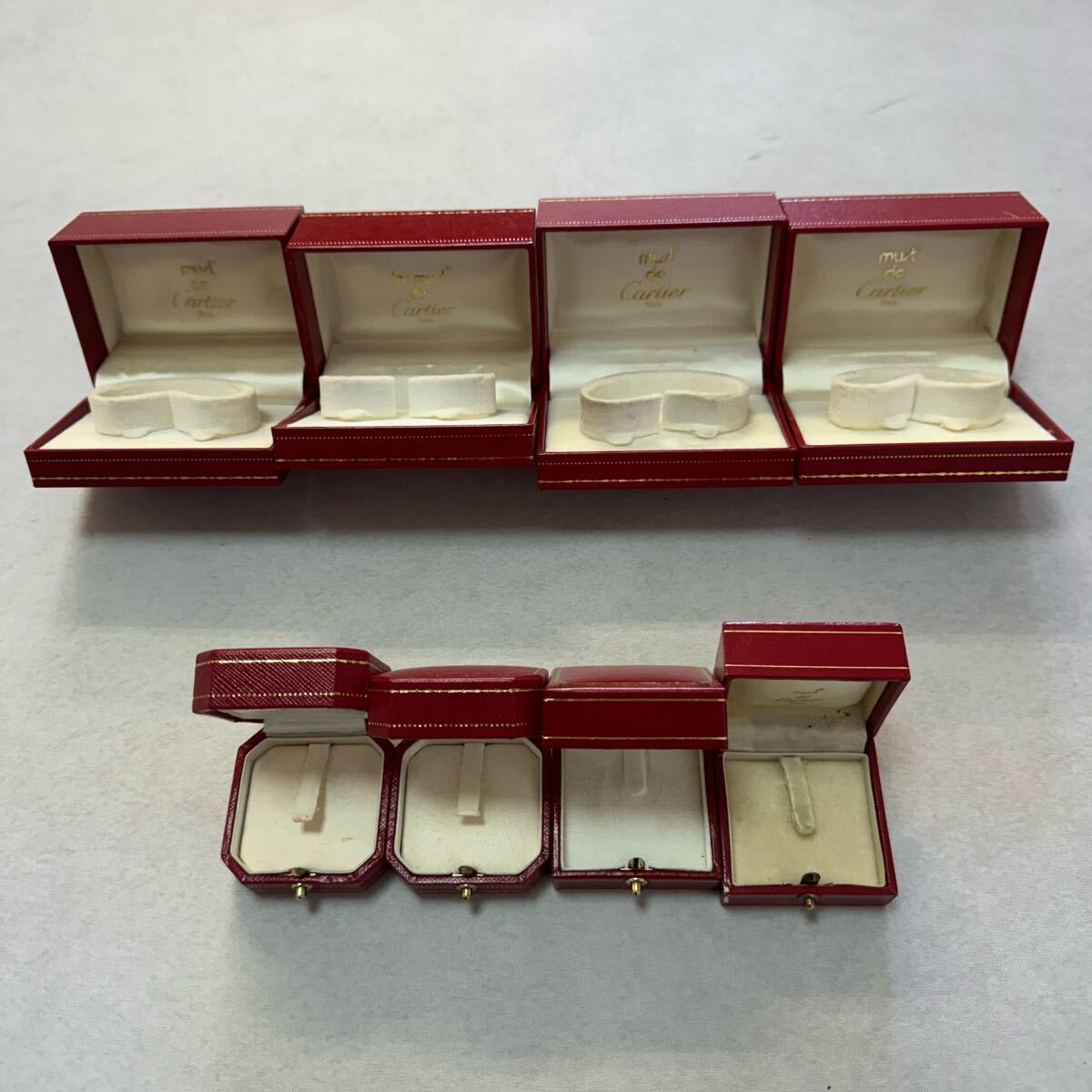 1円~☆ 豪華!!41点まとめ売り Cartier カルティエ リングケース 指輪