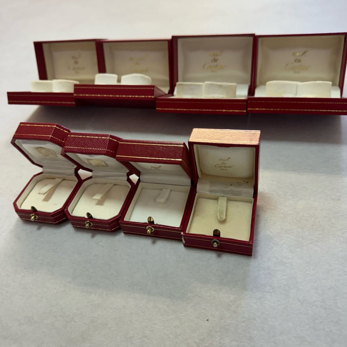 1円~☆ 豪華!!41点まとめ売り Cartier カルティエ リングケース 指輪