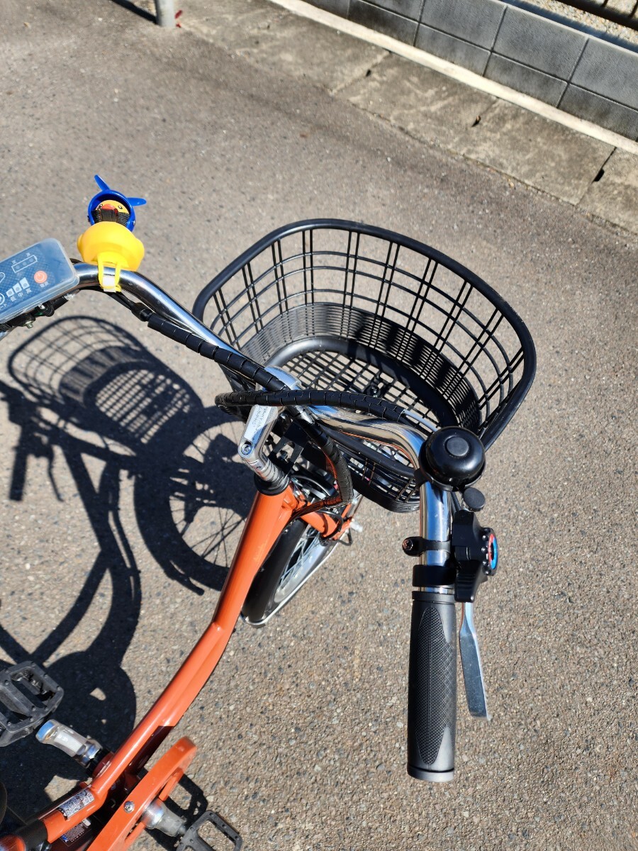 ほぼ新品 手渡限定 Ashiraku TROIS 電動アシスト三輪自転車 BEPN20 前