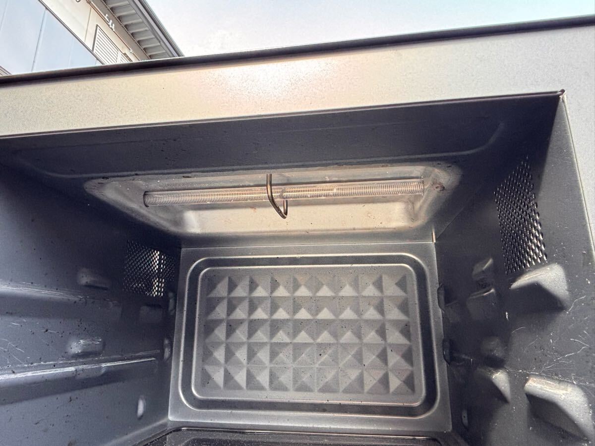 900W電子レンジ IRIS OHYAMA 2021年製オーブンレンジ（BLMO-F1801-B）グリル機能つき_3