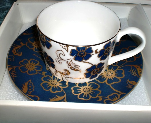 未使用☆MARIO VALENTINO♪カップ＆ソーサー2客セット☆_2