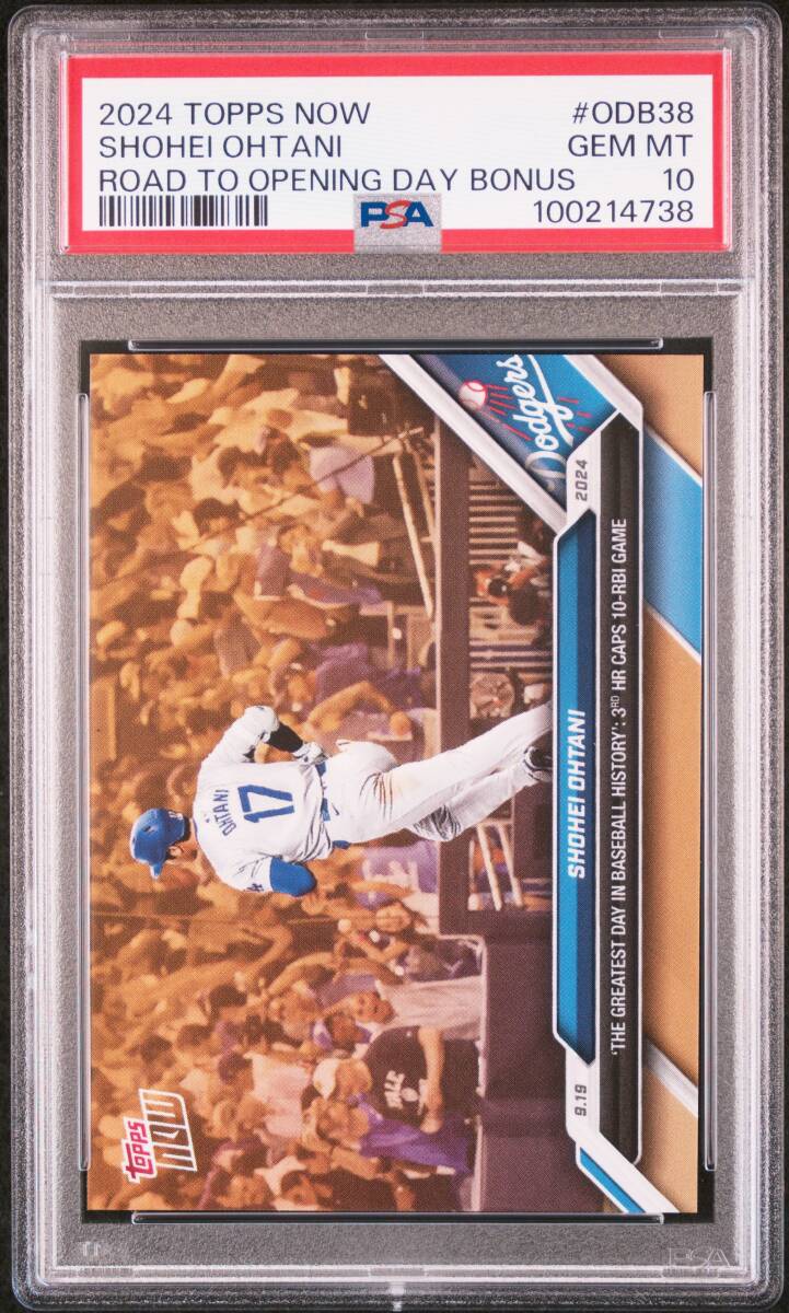 2024 TOPPS NOW ROAD TO OPENING DAY BONUS ODB38 SHOHEI OHTANI 大谷