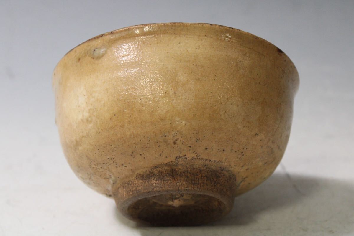 【英】B184 時代 熊川茶碗 銘「鳴子」 六閑斎宗安箱 日本美術 中国 朝鮮 茶道具 抹茶碗 骨董品 美術品 古美術 時代品_4