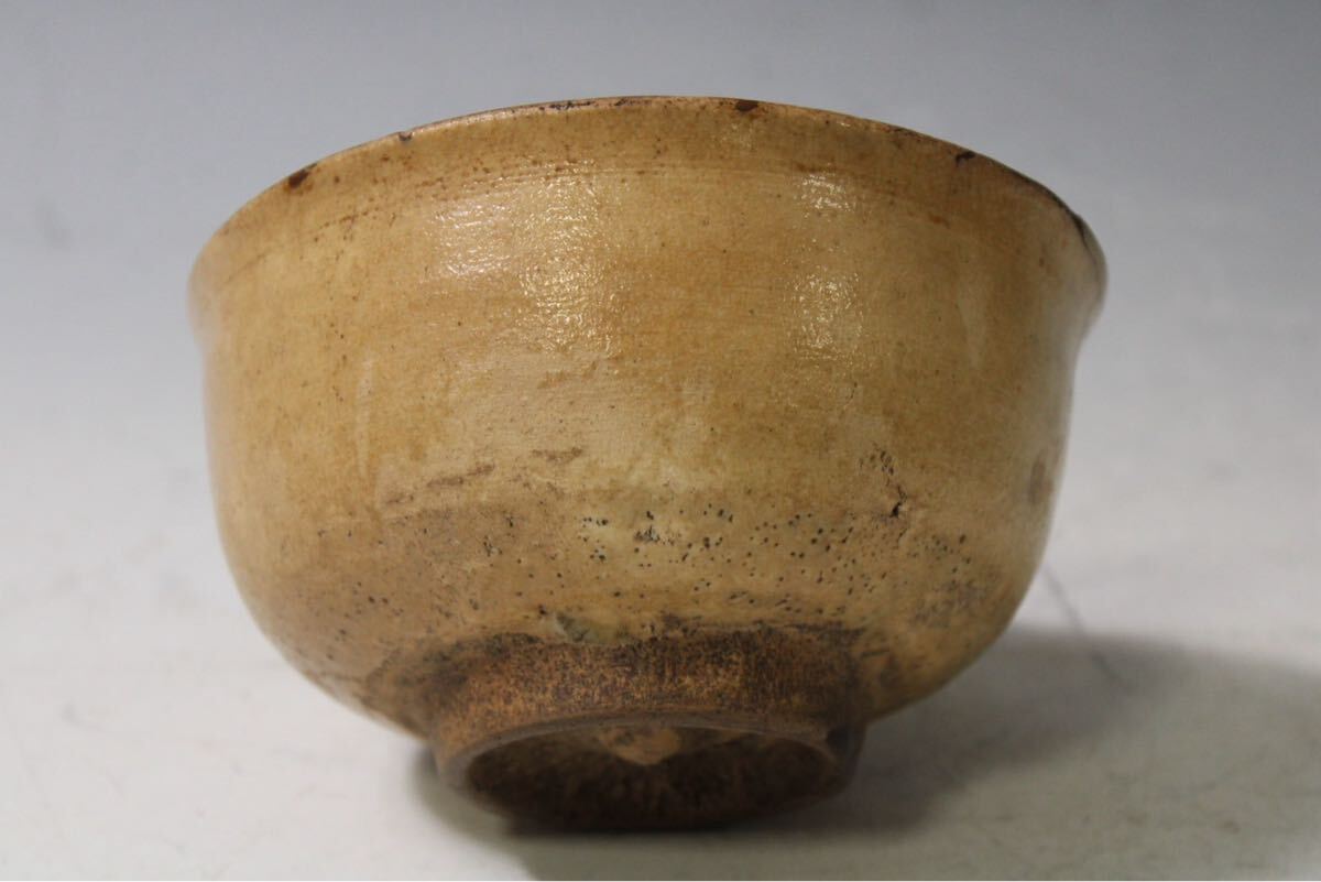 【英】B184 時代 熊川茶碗 銘「鳴子」 六閑斎宗安箱 日本美術 中国 朝鮮 茶道具 抹茶碗 骨董品 美術品 古美術 時代品_5