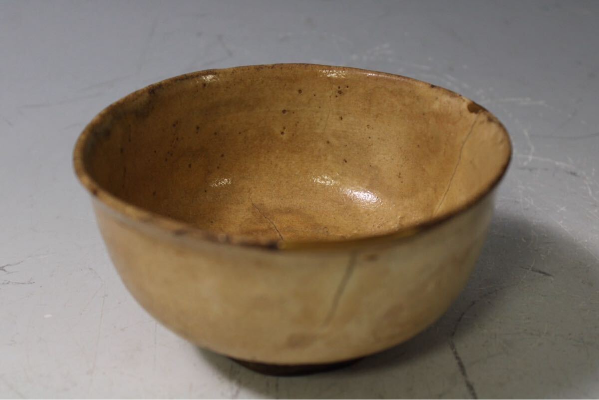 【英】B184 時代 熊川茶碗 銘「鳴子」 六閑斎宗安箱 日本美術 中国 朝鮮 茶道具 抹茶碗 骨董品 美術品 古美術 時代品_7