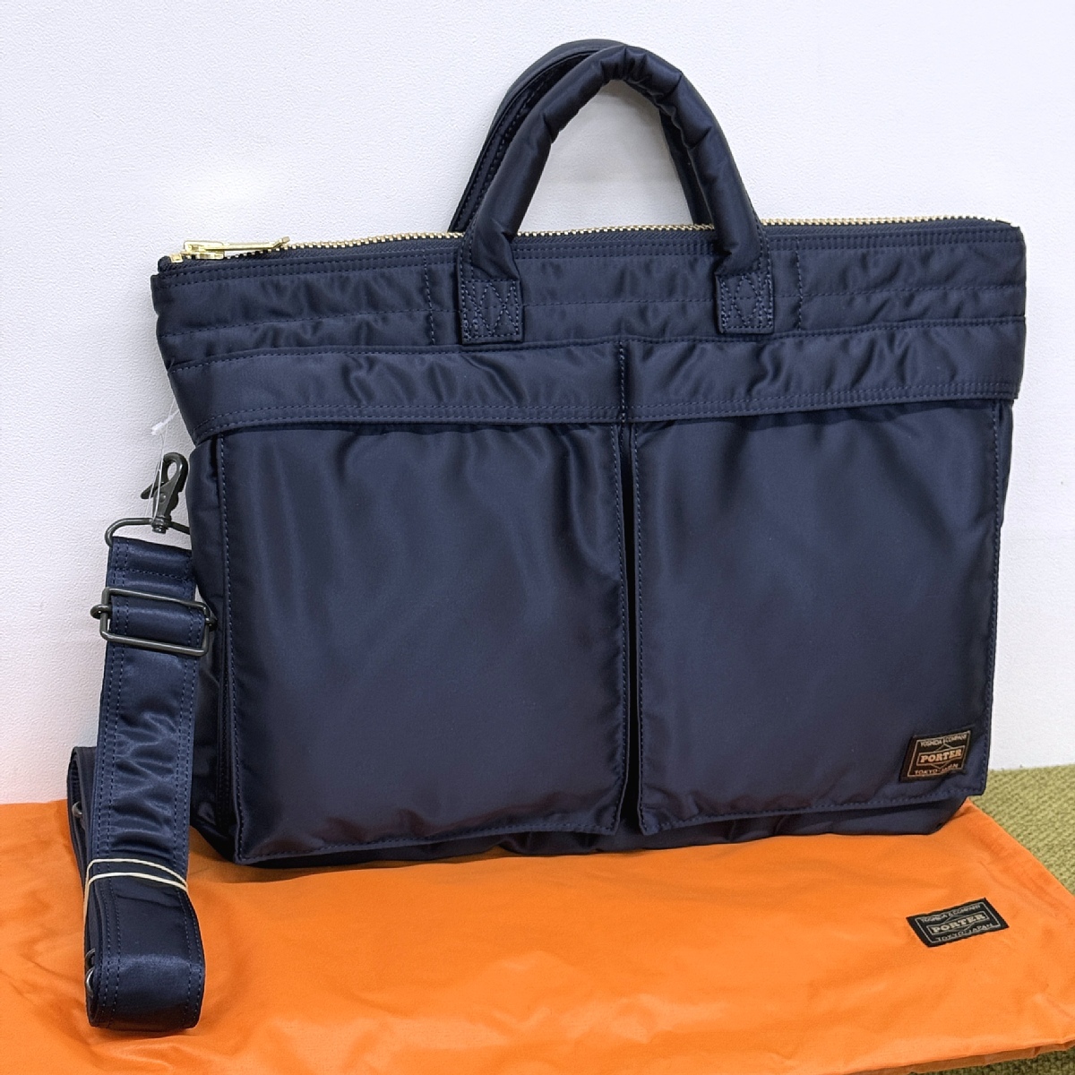 □未使用□ポーター タンカー（現行） ショートヘルメットバッグ・2Way