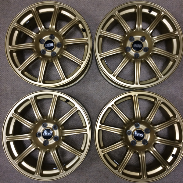 【美品】GDBインプレッサ純正オプションBBS 17インチPCD100_1