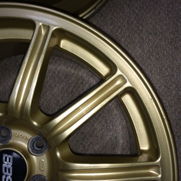 【美品】GDBインプレッサ純正オプションBBS 17インチPCD100_2