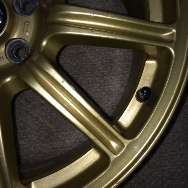 【美品】GDBインプレッサ純正オプションBBS 17インチPCD100_3