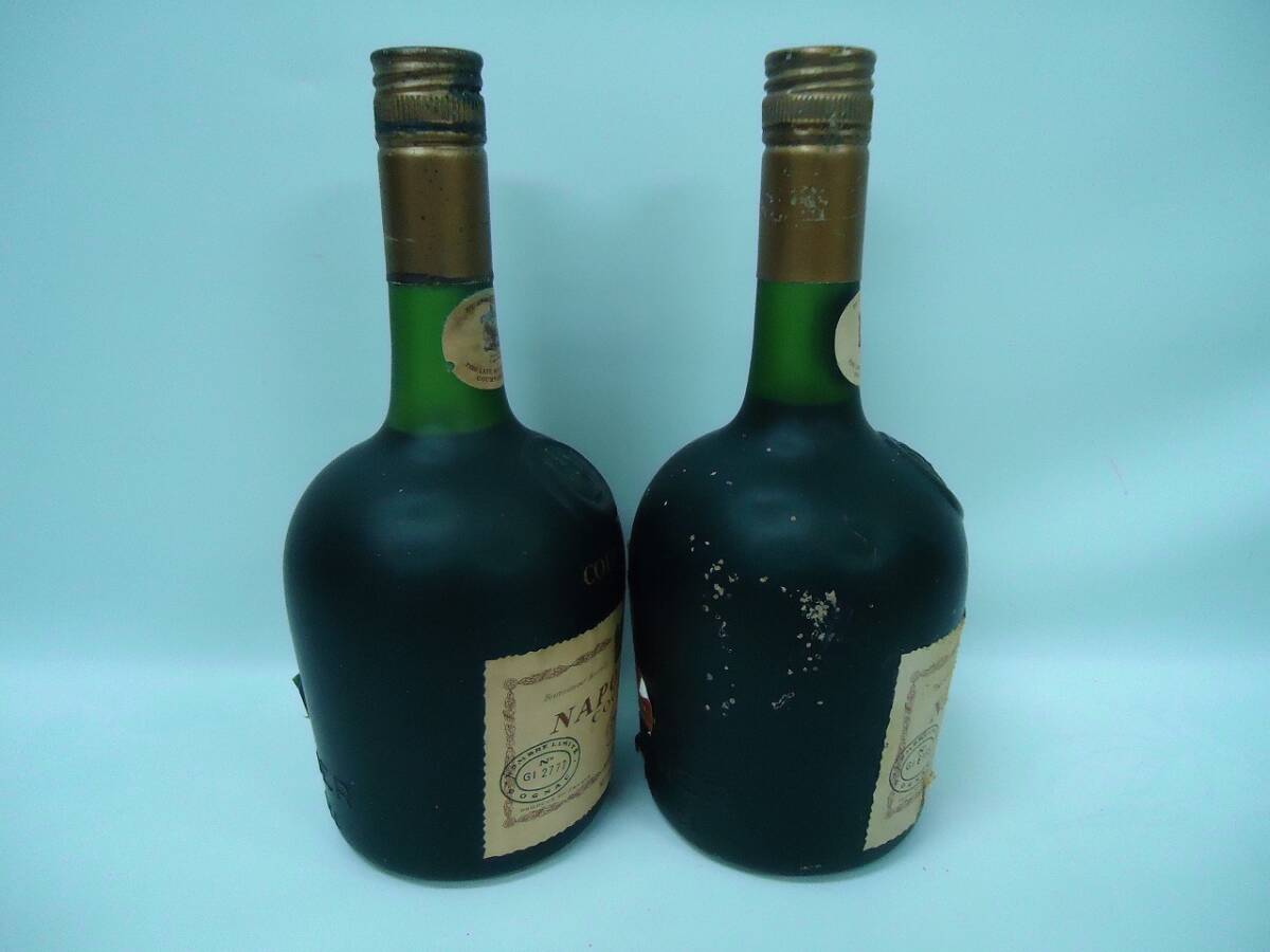 58760 酒祭 洋酒祭 クルボアジェ ナポレオン 2本セット 700ml 度数記載無し 未開栓 コニャック COURVOISIER NAPOLEON COGNAC_4