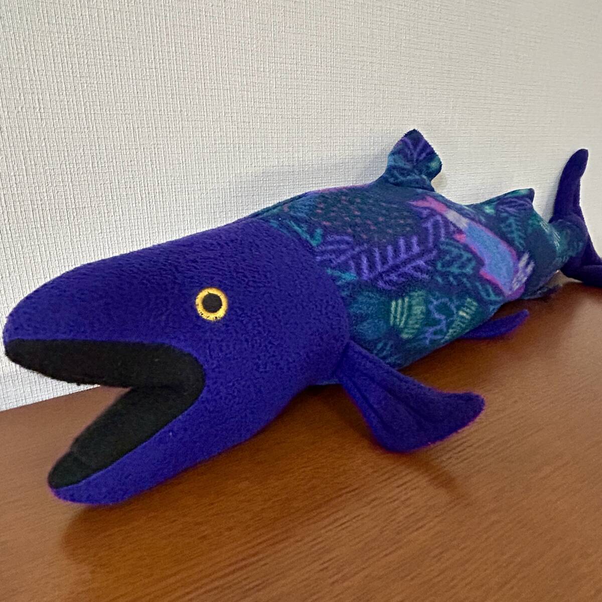 90's patagonia パタゴニア サーモン ぬいぐるみ ブルーベリー