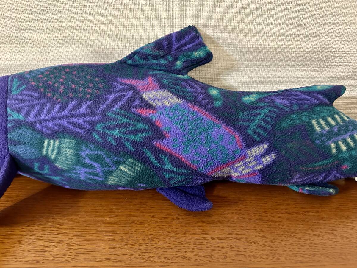 90's patagonia パタゴニア サーモン ぬいぐるみ ブルーベリー