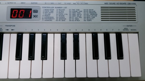 YAMAHA 音源/スピーカー内蔵ミニ鍵盤XG対応シンセ CBX-K1XG(ヤマハ