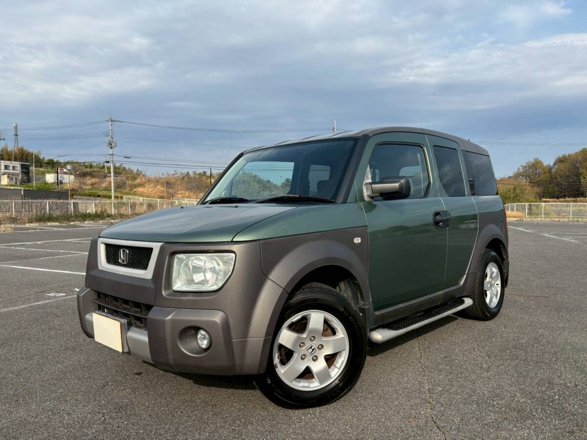 1万円スタート/売り切り/HONDA/エレメント/ベースグレード/4WD/ナビ＆TV/Ｂカメラ/キーレス/ETC/純正AW_1