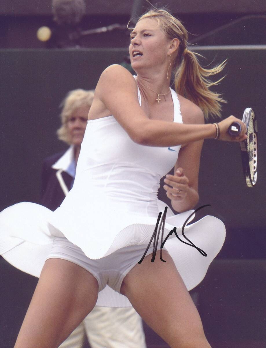 Maria Sharapovaマリア・シャラポワ☆直筆サイン写真☆証明書COA◇3546