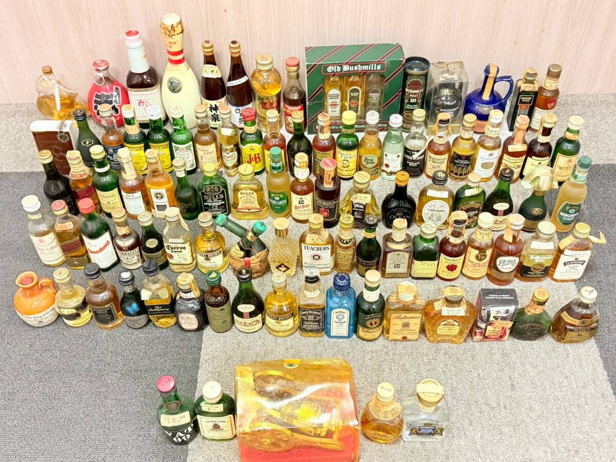 未開栓品】お酒 ミニボトル まとめ ジャックダニエル ジョニー
