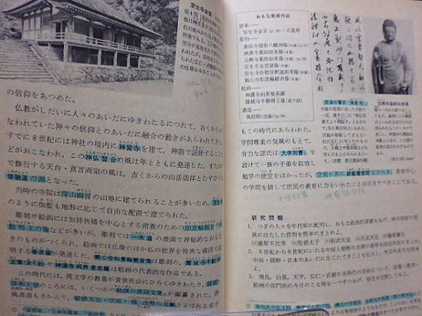 文部省検定済教科書 詳説日本史 再訂版 井上光貞他 昭和57年 ⁄