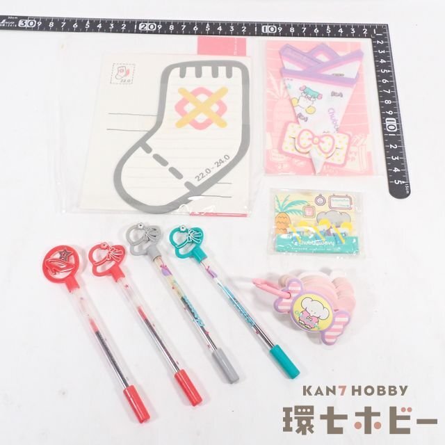 1TL49◆一部未開封 昭和レトロ クツワ 他 レターセット ボールペン 他 文房具 まとめ インク出ず/ファンシー ヒノデワシ 消しゴム 送:-/60_2
