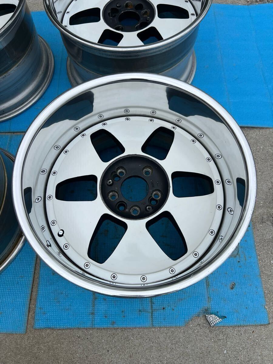 希少品　深リム　10j 11j ヴィエナ　クライス　ビエナ　ホイール　PCD114.3 9穴　18インチ_5