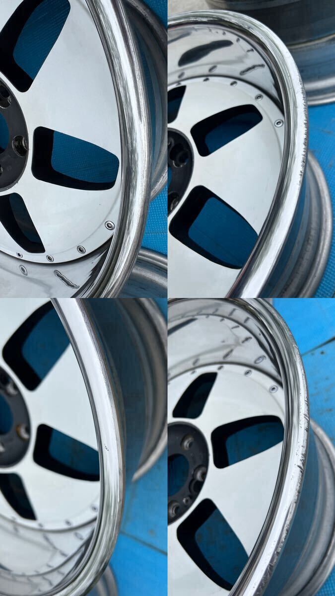 希少品　深リム　10j 11j ヴィエナ　クライス　ビエナ　ホイール　PCD114.3 9穴　18インチ_9