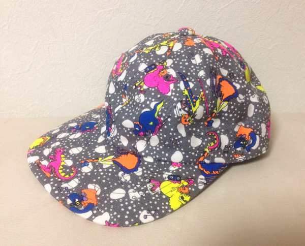 Bernhard Willhelm 2013-14A/W アーカイブ　キャップ BERNHARD WILLHELM 13AW 恐竜柄 キャップ 帽子 ベルン ktz(男性用