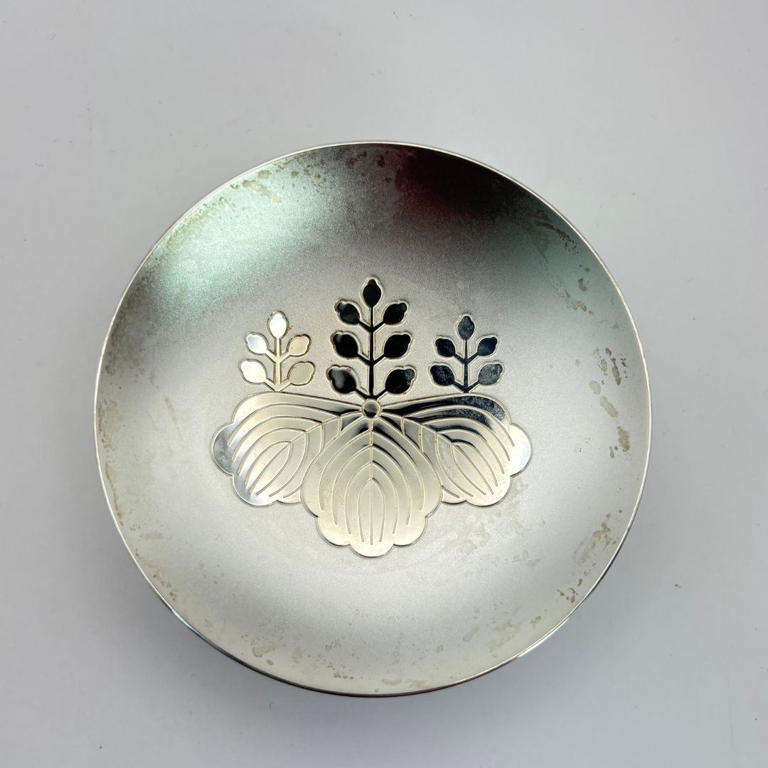 銀杯 造幣局製 純銀 消防庁 SILVER1000 68g 木箱入り アンティーク