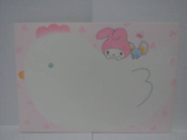 サンリオ 昭和レトロ マイメロディ 年賀状 4枚 送料円 マイメロディ 売買されたオークション情報 Yahooの商品情報をアーカイブ公開 オークファン Aucfan Com