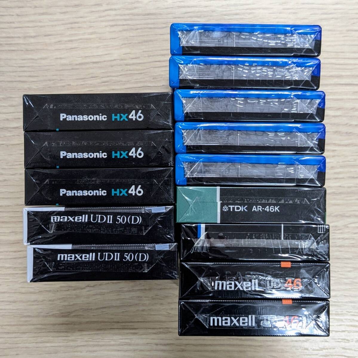 #7993 まとめ 14本 カセットテープ ノーマル Konica 60 TDK AR46 AD54 maxell UD46 / ハイポジ ...