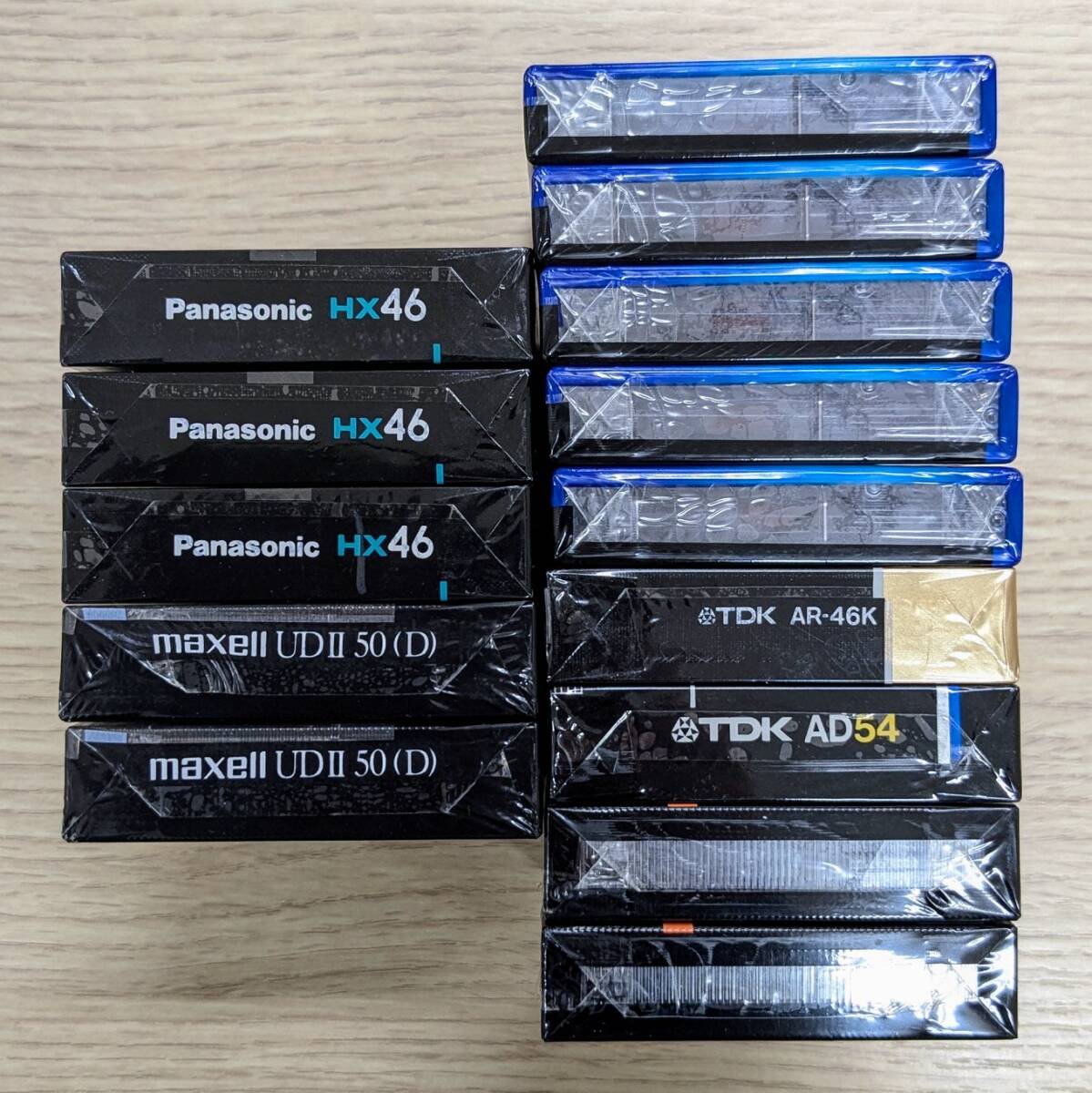 #7993 まとめ 14本 カセットテープ ノーマル Konica 60 TDK AR46 AD54 maxell UD46 / ハイポジ ...