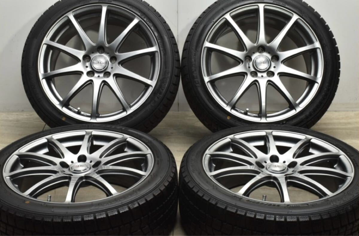 バリ溝 比較的美品】ロクサーニスポーツ RS-10 18in 7.5J +55 PCD114.3 