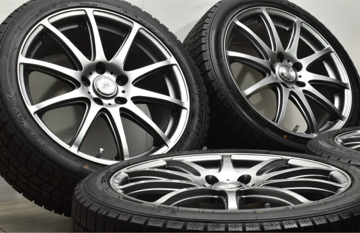 バリ溝 比較的美品】ロクサーニスポーツ RS-10 18in 7.5J +55 PCD114.3 