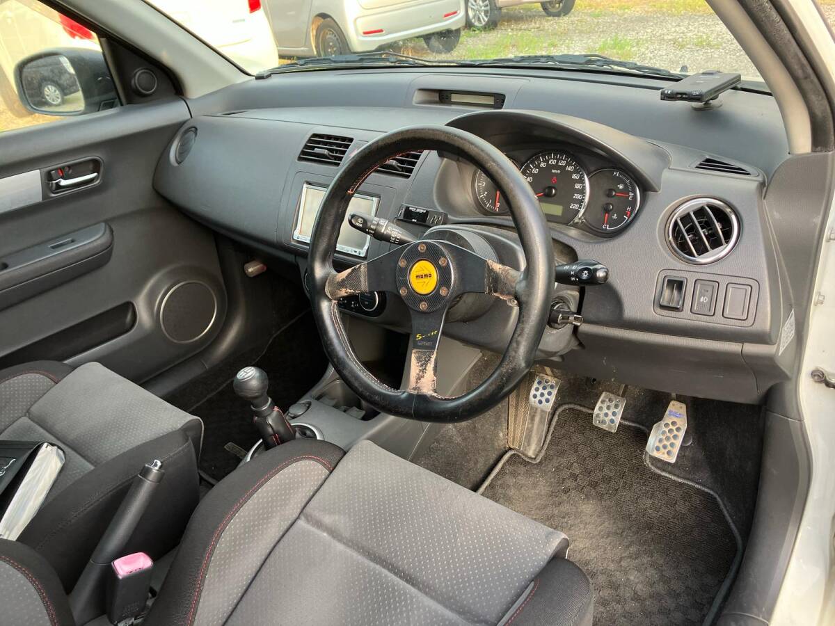 ★美車無事故車★スイフトスポーツ5速MT！車検8年2月！車高調！ ★修復歴なし 売切り！早い者勝ち★エンジン調子良 希少★MOMOステアリング_9