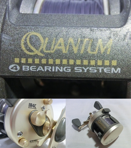 ZEBCO ベイトリール IR4C Quantum Iron 4-Ball Bearing 釣り用品