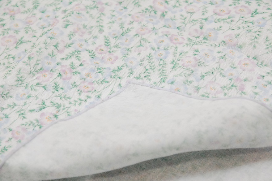 【ガーゼ手拭】ガーゼ手ぬぐい ネモフィラ柄3本_4