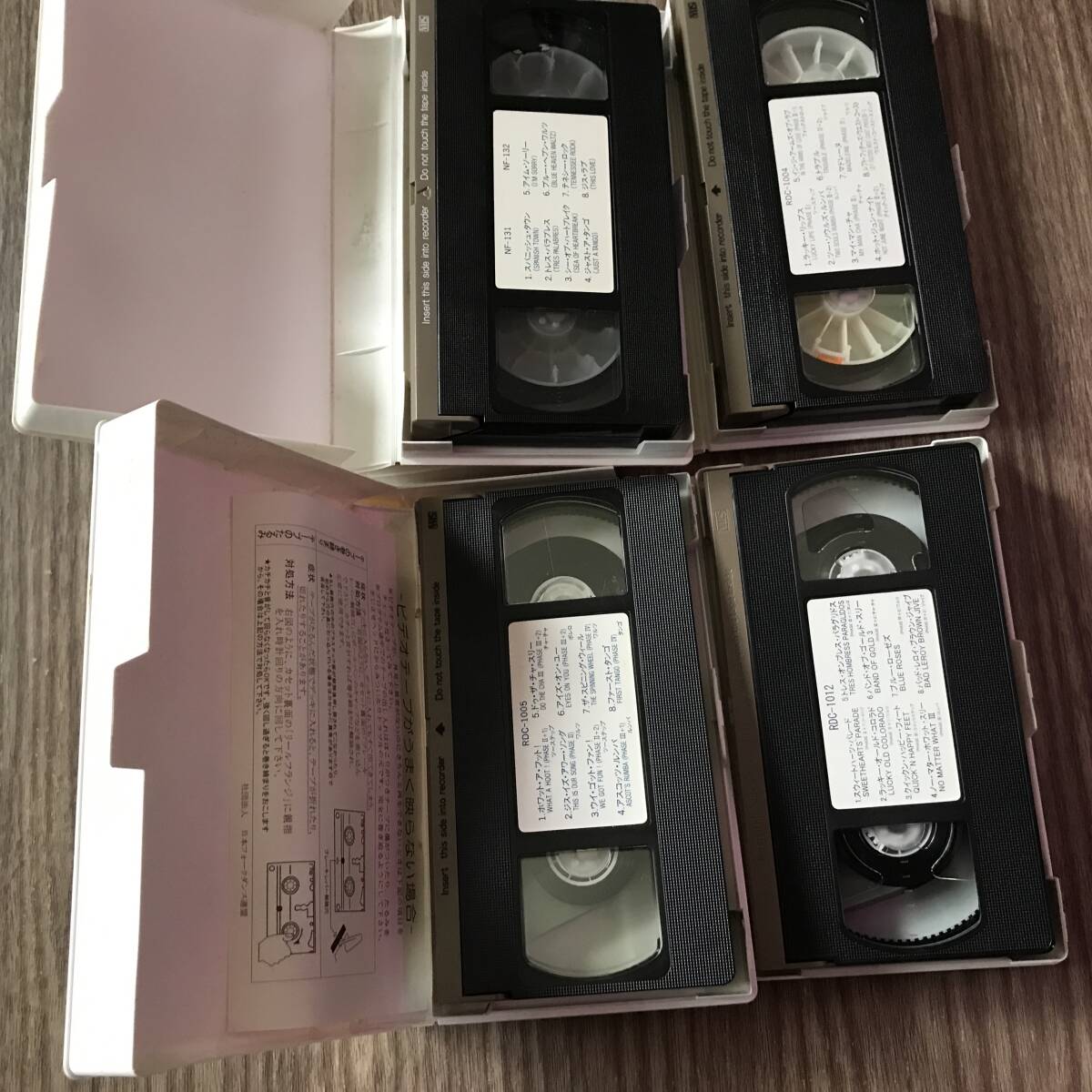 みんなでおどろう ラウンドダンス VHS 4本セット_3